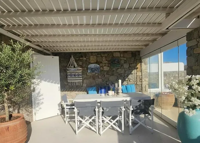 Stunning Sea-view W Access To Shared Pools 아파트 Mykonos Town